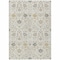 Homeroots 5' X 8' Ivory Beige And Gray Oriental Washable Indoor Outdoor Area Rug 598053 - alternate 3