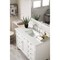 James Martin Vanities Brittany 48in Single Vanity, 3CM Eternal Jasmine Pearl Silestone Top, FreePower Wireless Charger 655-V48-BW-FEJP - alternate 2
