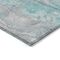 Homeroots 5' X 8' Teal Blue And Ivory Abstract Washable Indoor Outdoor Area Rug 617615 - alternate 4