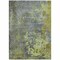 Homeroots 3' X 5' Fern Green Gray And Olive Green Abstract Washable Indoor Outdoor Area Rug 618226 - alternate 3