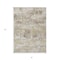 Homeroots 3' X 5' Ivory And Taupe Striped Washable Indoor Outdoor Area Rug 609546 - alternate 2