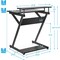 Homeroots Black Modern Wooden Writing Desk 473243 - alternate 3