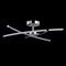 Jonathan Y Crucis 31.5 in. Modern Metal Integrated LED Semi Flush Mount, Chrome JYL7031A - alternate 2