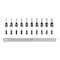 Tekton Socket Set, Steel, 13 1/4 in L SIB91103 - alternate 2