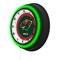 Holland Bar Stool Minnesota Wild 19 Double Neon Wall Clock Clk19BK - alternate 3