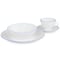 Oster Juego De Vajilla 16 Piece Opal Glass Dinnerware Set in White 130985.16 - alternate 3