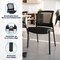 Flash Furniture Set of 4 Commercial Armless Mesh Stackable Side Chairs with Steel Frames - Black, 4PK 4-HL-0010W-1-BK-GG - alternate 3