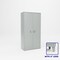 Pucel Two Door Center Partition Cabinet, 36 in W x 78 in H x 19 in D, Gray HDSC-3672-19-8L-CP - alternate 1