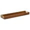 Homeroots 24in Brown Solid Wood Handmade Vanity Tray With Handles 713540 - alternate 4