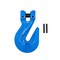 Mytee Products 1/2in Grade 100 Cradle Clevis Grab Hook for Lifting 15,000 LBS WLL GH12-G100 - alternate 3