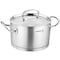 Korkmaz Proline Professional Series 2 Liter Stainless Steel Casserole with Lid in Silver A1160 - alternate 1