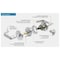Schlage Commercial ND Series Entry Less Cylinder Rhodes with 13-247 Latch 10-025 Strike Satin Chrome Finish ND53LD RHO 626 - alternate 3