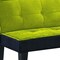 Homeroots 66" Green Fabric Sofa With Black Legs 285671 - alternate 3