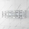 Jonathan Y Evelyn Crystal Rectangle 24.25" 3-Light Iron/Crystal Glam Modern LED Vanity Light, Chrome JYL7540A - alternate 5