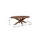 Homeroots 92" Brown Solid Wood Cross Leg Base Oval Dining Table 635808 - alternate 5