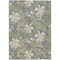 Homeroots 5' X 8' Gray Beige And Olive Green Botanical Leaves Washable Indoor Outdoor Area Rug 618401 - alternate 4