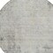 Homeroots 8' Gray And Ivory Round Abstract Washable Indoor Outdoor Area Rug 612330 - alternate 2