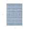 Homeroots 8' X 10' Sky Blue And Ivory Southwestern Washable Indoor Outdoor Area Rug 582851 - alternate 4