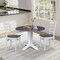 Whitewood Industries Extension Dining Tables, 45 in L, 38 in H, Parawood, 3 Piece K05-42DPT-23-C617-2 - alternate 2