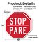 Signmission Stop Pare, 10 inch X 10 inch, Plastic Sign, 2PK OC-P-2PACK-10-6 - alternate 3