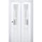 Sartodoors Sliding Closet Bi-fold Doors White Solid Core Modern Interior VEREGIO7339BF-WS-36 x 96 (2* 18x96) - alternate 1
