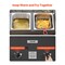 Vevor Outdoor Propane Dual Tank Deep Fryer for Commercial Use with Stand DBFY01 - alternate 2