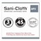 Sani Professional Sani-Cloth AF3 Germicidal Disposable Wipes, XL, 1-Ply, 7.5in x 15in, Unscented, White, 75 Wipes P72584 - alternate 3