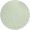 Homeroots 8' Mint Green And Ivory Round Geometric Washable Indoor Outdoor Area Rug 602427 - alternate 2