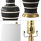 Jonathan Y Julian 29" Traditional Classic Ceramic Urn LED Table Lamp, Black/Beige JYL4026J - alternate 5