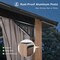 Sunjoy Kingston 16x12 Gazebo, Steel & PC Roof Hardtop Gazebo, Curtain and Netting, Woodgrain Aluminum Posts A10204388000 - alternate 4