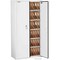 Fireking Storage Cabinet, 1 Hr Fire, 72" H, end tab inserts Ivory White CF7236-MDIW - alternate 2