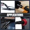 Powertec 10 ft. Dust Collection Hose Kit with 5 Fittings & a Tapered Reducer for Woodworking Power Tools 70477N - alternate 2
