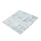 Apollo Tile Pearl White 11.7 in x 11.7 in Glass, Stone Polished Floor and Wall Mosaic Tile 4.75 sqft/case, 5PK APLCAS88023A - alternate 2