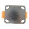 Vestil Polyurethane Rigid Caster 8 In. Diameter x 2 In. Width 1543 Lb. Capacity Orange/Silver CST-VE-8X2PUA-R - alternate 3