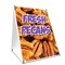 Signmission Fresh Pecan, 36 Inch x 24 Inch A-frame Yard Sign, Plastic Sign SBC-2436-Fresh Pecan - alternate 1