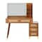 Homeroots 47" Brown Wood Lighted Mirrored Dresser 691728 - alternate 1