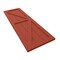 Ekena Millwork True Fit PVC Two Equal Panel Farmhouse Fixed Mount Shutters w/Z-Bar, Colorful Leaves, 12W x 44H, PR TFP102FH12X044CL - alternate 3