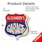 Signmission Alexander's Garage, 18 inch X 18 inch, Vinyl Decal, 2PK SHI-D-2PACK-18-383-ALEXANDER - alternate 3