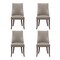 Manhattan Comfort Connie Dining Chair in Taupe - Set of 4 2-DC095-TP - alternate 3