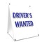Signmission Drivers Wanted, 36 Inch x 24 Inch A-frame Yard Sign, Plastic Sign SBC-2436-Drivers Wanted - alternate 1