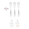 Smarty Had A Party Shiny Metallic Silver Mini Plastic Disposable Tasting Forks (960 Forks), 960PK 780-SV-CASE - alternate 3