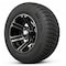 Countrywide 205/50R10, Cart Tire and Wheel Assembly 597120CGBLK - alternate 3