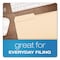 Pendaflex Reinforced Top File Folders, 1/3-Cut Tabs: Left Position, Letter Size, Manila, 100PK R752 1/3-1 - alternate 3