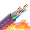 Syston Cable Technology Cat 6e Ethernet Data Cable Bulk, 250ft Purple, 600MHz 23AWG Solid Copper, CMP Plenum-Rated UV RoHS BULK1259-250PL - alternate 4