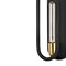 Jonathan Y Emilia 4.75" 1-Light Bohemian Farmhouse Iron LED Sconce, Black/Brass Gold JYL9917B - alternate 3