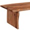 Homeroots 51" Brown Solid Wood Sled Coffee Table 521934 - alternate 3