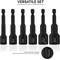 Hiltex Impact Ready Magnetic Nut Driver 6 Piece MM 8 to 14 mm 2-9/16 in Length Cr-V, metric, Master Kit 10191A - alternate 3