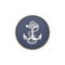 Holland Bar Stool Co 25" US Naval Academy NAVY Cushion Seat, 2-Ring Chrome Swivel Bar Stool L7C125USNavA - alternate 2