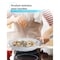 Black & Decker 9-Piece Ceramic White Aluminum Cookware Set, Pots and Pans Set, White BDK140W - alternate 3