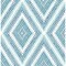 A-Street Prints Zaya Blue Tribal Diamonds Wallpaper 2969-26013 - alternate 1